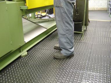 stonlok pvc flooring in work area